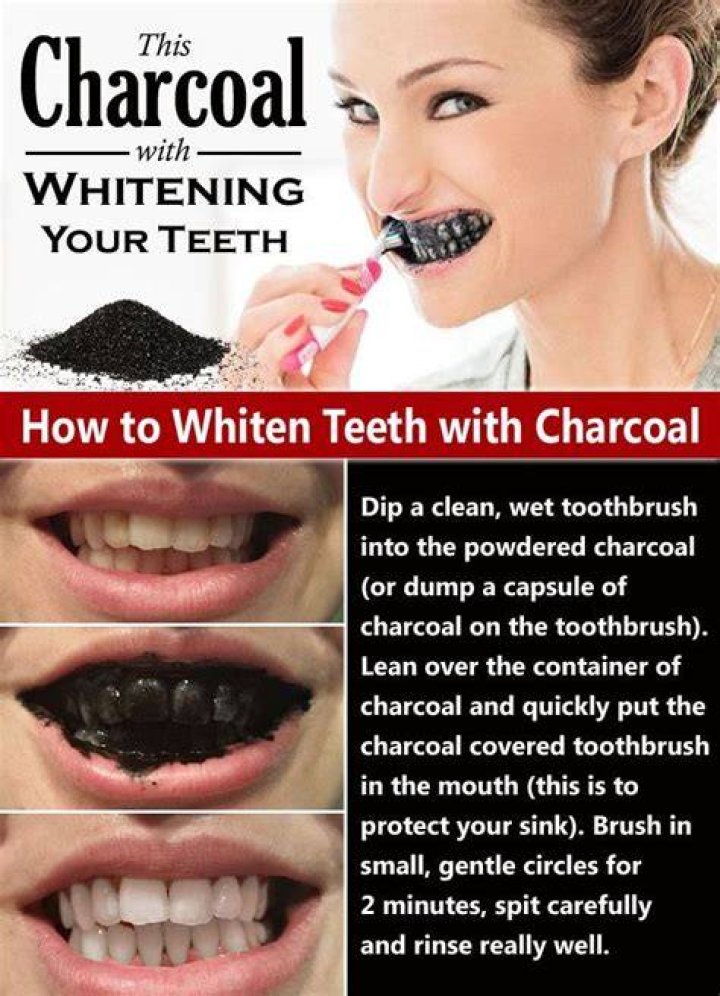 does charcoal whiten teeth