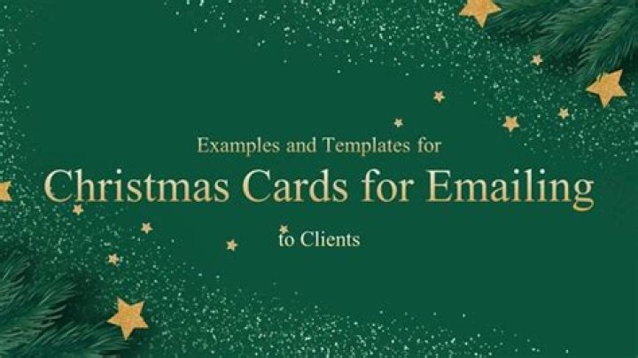 email christmas cards