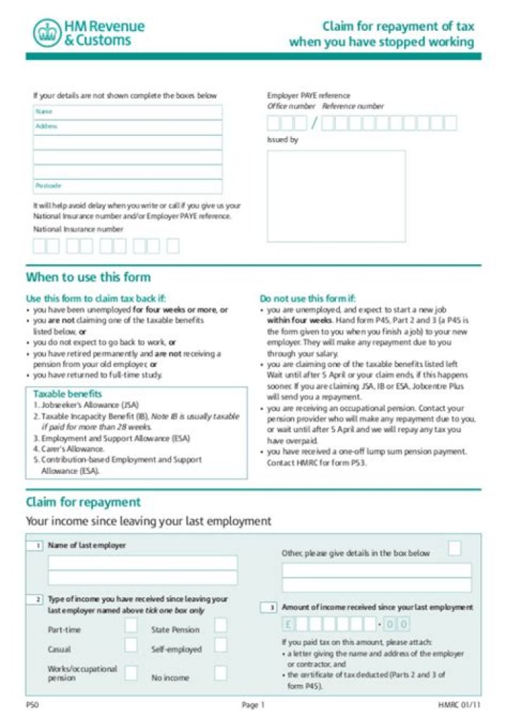 Form P50 - How To Discuss