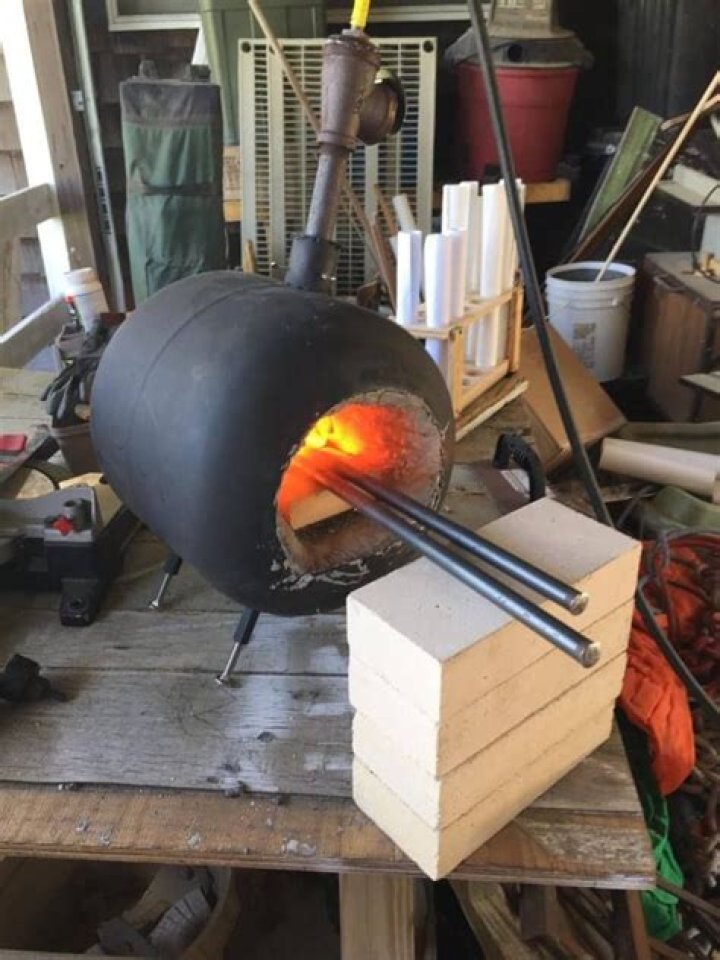 homemade forge