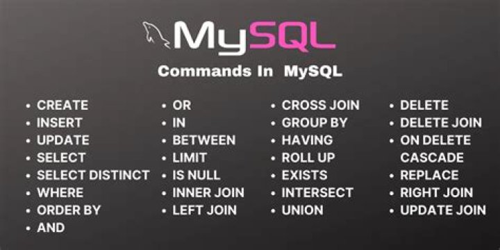 mysql commands