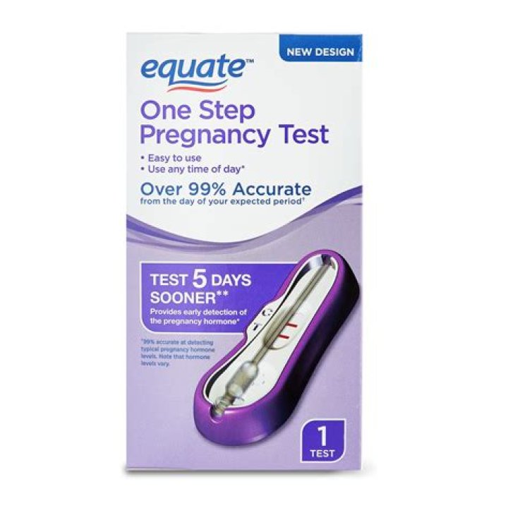 Pregnancy Test With Circle And Oval