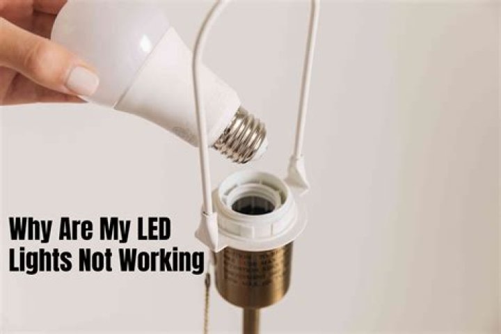Why has my outside LED light stopped working?